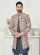 Festive Wear Jacket Style Printed Indowestern