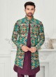 Jacket Style Wedding Wear Indowestern For Men