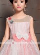 Beautiful Peach Color Gown For Girls