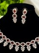 Wedding Wear Diamond Necklace Set