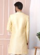 Art Banarasi Silk Gold Color Indowestern