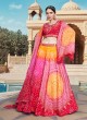 Multi Color Bandhani Printed Designer Lehenga Choli