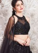 Gorgeous Black Lehenga Choli With Dupatta