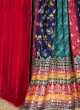 Wedding Wear Multi Floral Print  Anarkali Suit