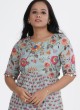 Floral Printed A-Line Kurti For Women