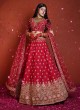 Magnificent Red Bridal Lehenga With Designer Choli