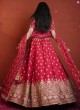 Magnificent Red Bridal Lehenga With Designer Choli