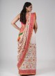 Silk Traditional Wear Off White Saree