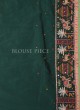 Pista Green Resham Embroidered Silk Saree