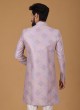 Lavender Stylish Indowestern For Men