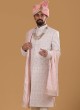 Embroiderd Groom Wear Sherwani In Art Silk