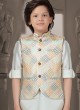 Thread Embroidered Nehru Jacket Set For Wedding