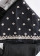 Attractive Black Dress Material In Crepe Fabric