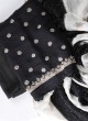 Attractive Black Dress Material In Crepe Fabric