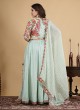 Light Green Pant Style Indowestern Dress