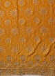 Designer Eid Special Golden Yellow Dress Material