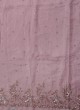 Organza Pink Color Dress Material For Eid