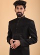 Attractive Black Indowestern For Wedding