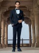 Imported 3 Piece Black Suit With Cutdana Work