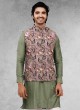 Festive Wear Printed Nehru Jakcet Set