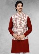 Readymade Cotton Silk Nehru Jacket For Mens