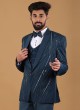 Rama Green Fancy Work Mens Suit