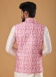 Art silk Geometrics Print	Readymade Nehru Jacket