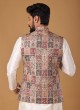 Multi Print Readymade Nehru Jacket