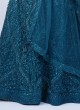 Attractive Rama Blue Sequins Embellished Lehenga Choli