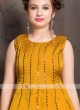 Wonderful Golden Yellow Gown For Girls