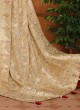 Golden Cream Woven Banarasi Silk Saree