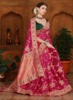 Rani Woven Banarasi Silk Saree For Women