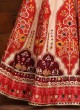 Cream Color Printed Cotton Silk Wedding Lehenga Choli