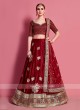 Attractive Maroon Color Lehenga Choli