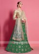 Green & Beige Color Lehenga Choli