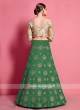 Green & Beige Color Lehenga Choli