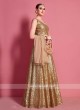 Attractive Golden Color Lehenga Choli