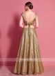 Attractive Golden Color Lehenga Choli