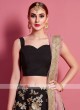 Wonderful Light Pink & Black Color Lehenga Choli