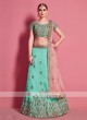 Georgeous Sea Green Color Lehenga Choli