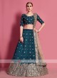 Gorgeous Rama Green Color Lehenga Choli