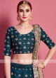 Gorgeous Rama Green Color Lehenga Choli