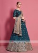 Gorgeous Rama Green Color Lehenga Choli