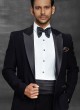 Wedding Wear Black Color Suit
