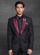 Party Wear Suit In Black Color