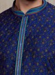 Traditional Royal Blue Kurta Pajama
