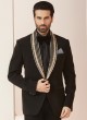 Stylish Black Imported Fabric Suit