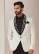 Black And White Designer Suit For Men