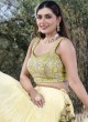 Lemon Yellow Shaded Designer Lehenga Choli