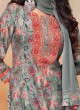 Shagufta Floral Printed Silk Pant Style Salwar Kameez